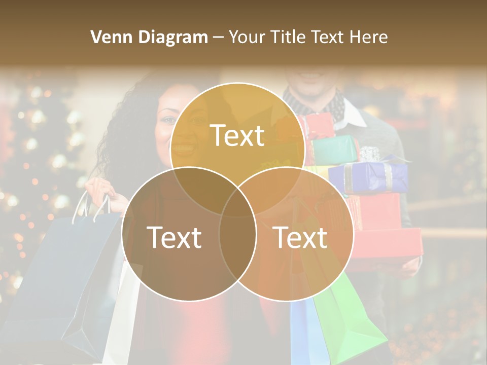 Christmas Shopping PowerPoint Template