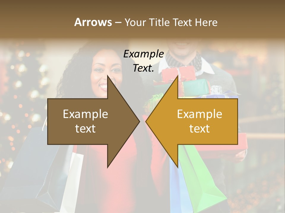 Christmas Shopping PowerPoint Template