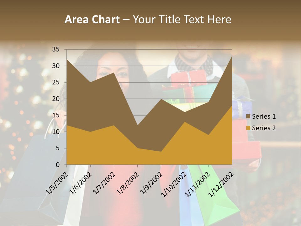Christmas Shopping PowerPoint Template