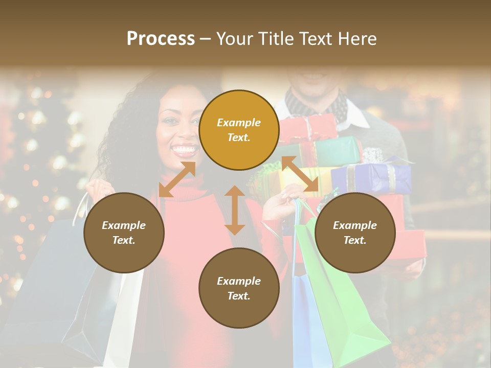 Christmas Shopping PowerPoint Template