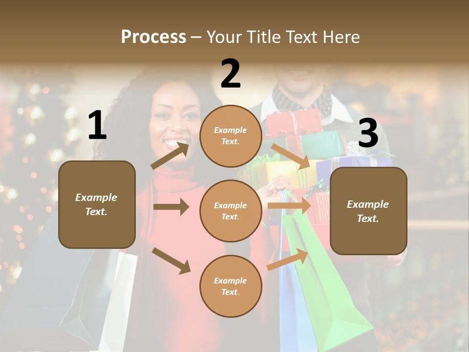 Christmas Shopping PowerPoint Template
