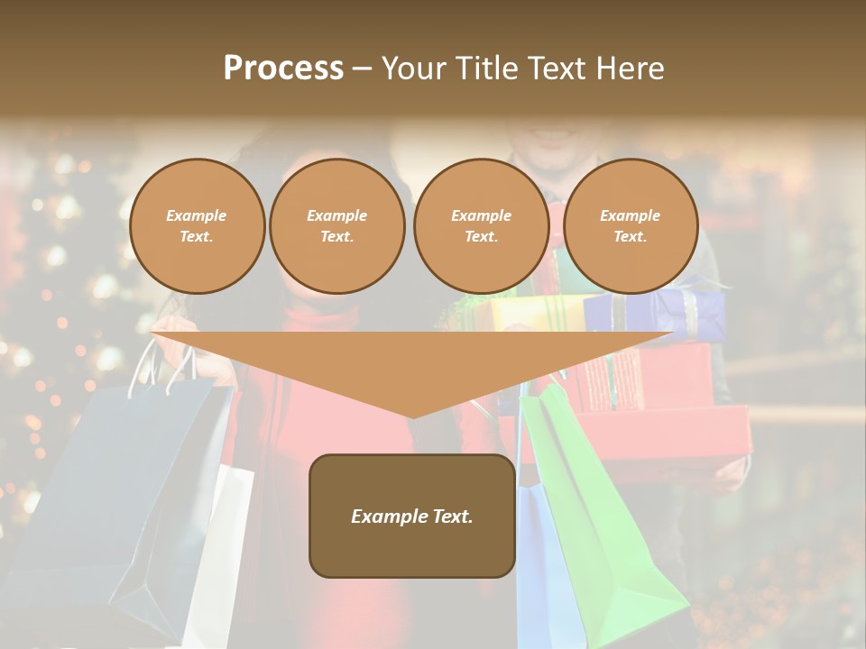 Christmas Shopping PowerPoint Template