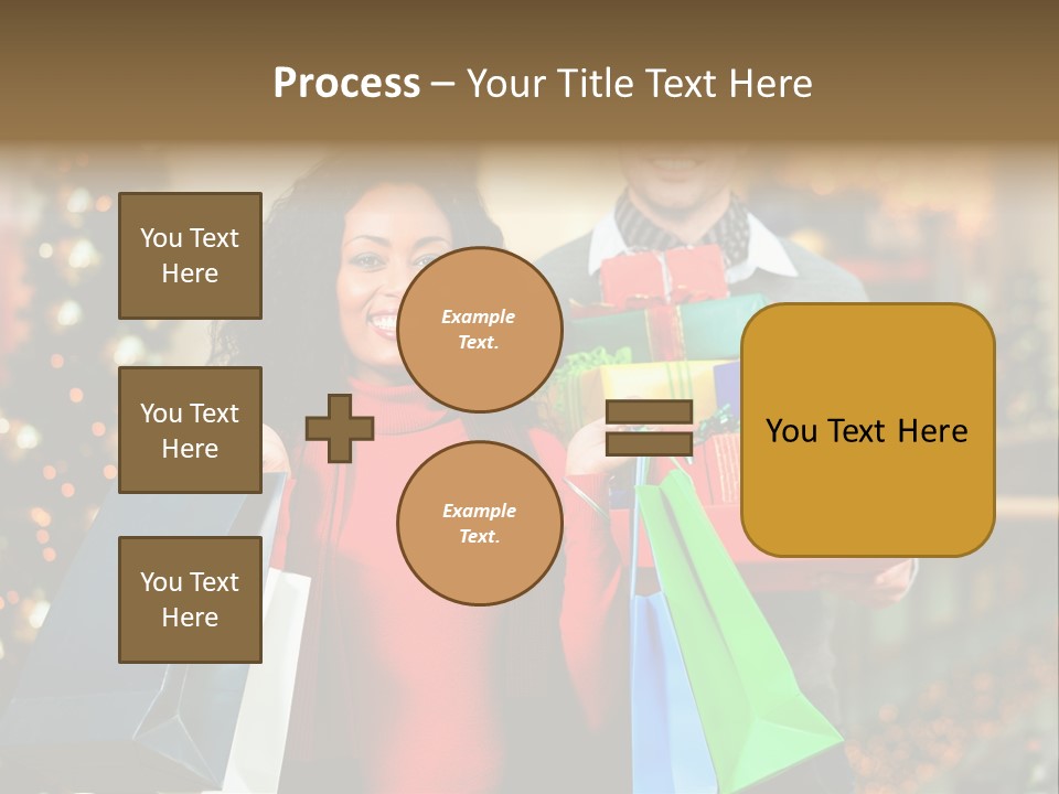 Christmas Shopping PowerPoint Template