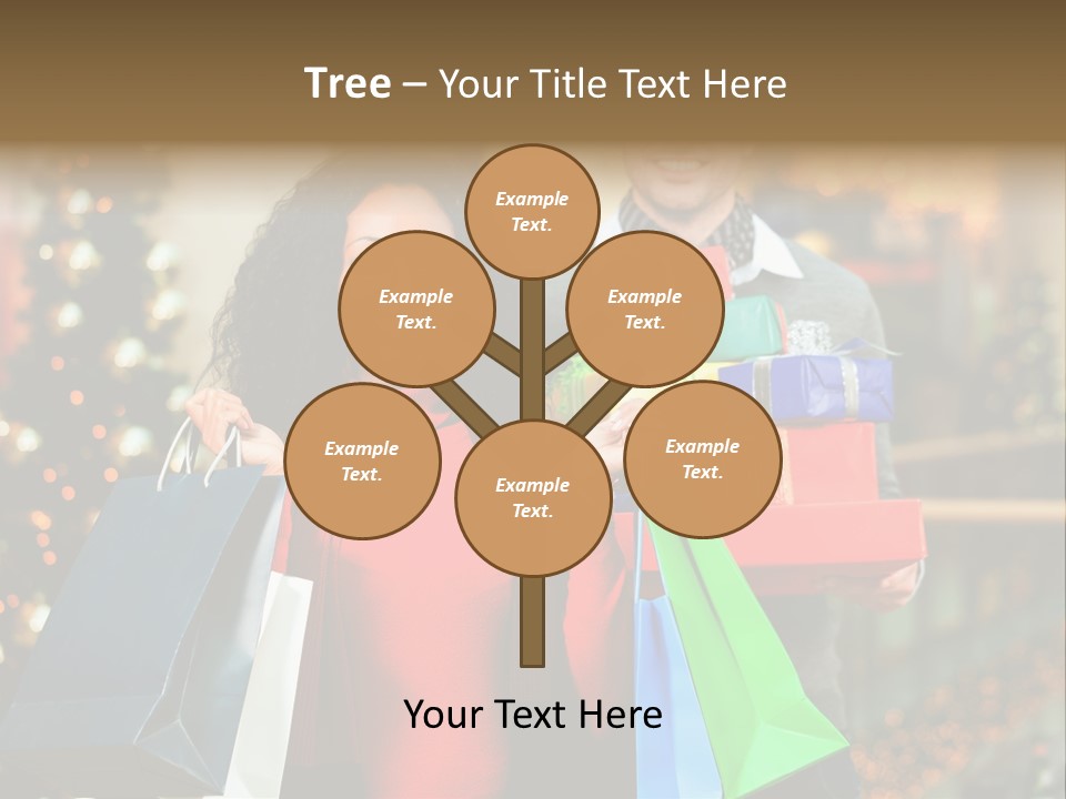 Christmas Shopping PowerPoint Template