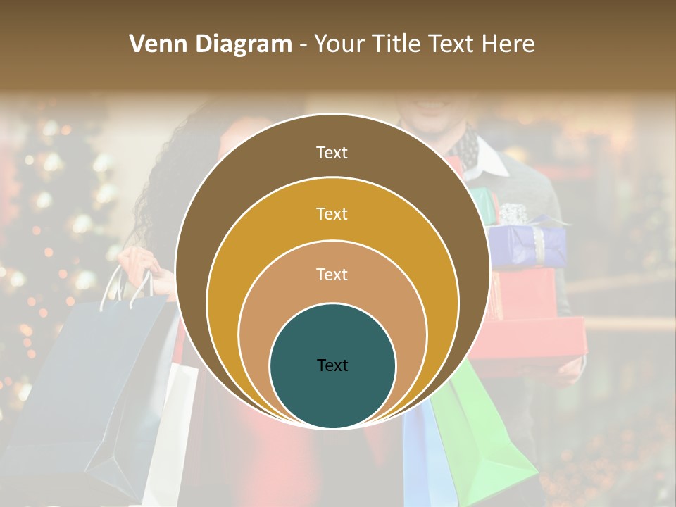 Christmas Shopping PowerPoint Template
