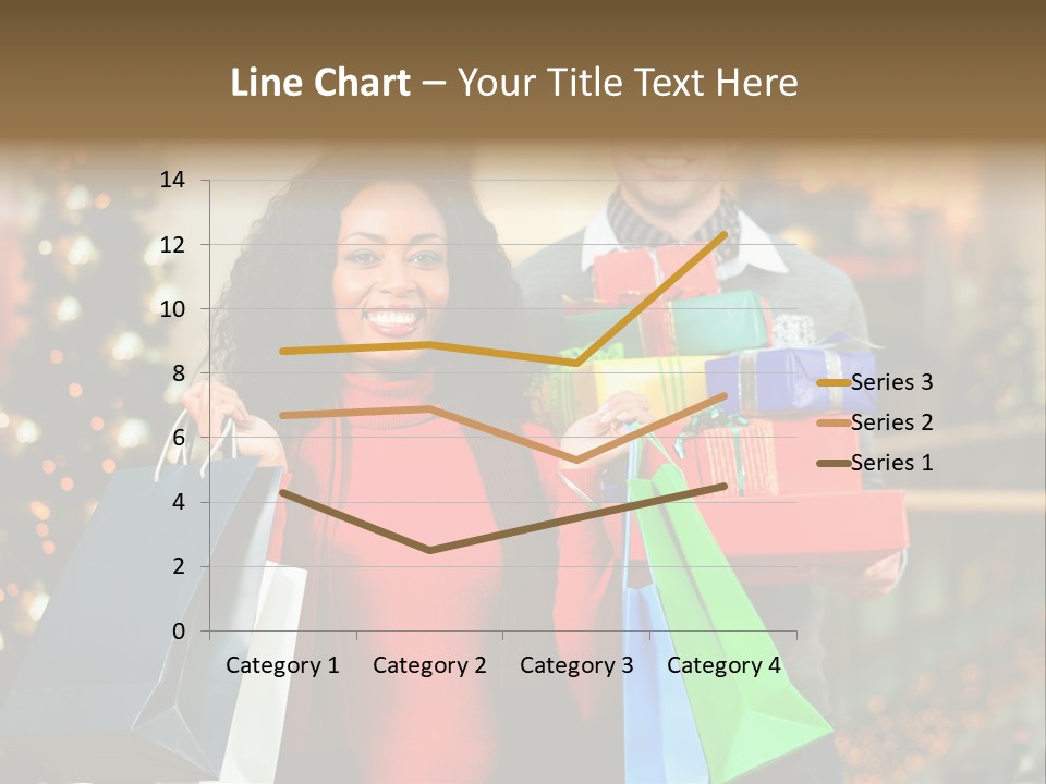 Christmas Shopping PowerPoint Template