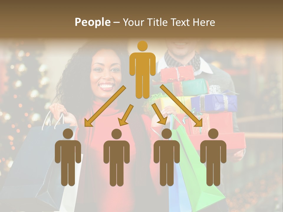 Christmas Shopping PowerPoint Template