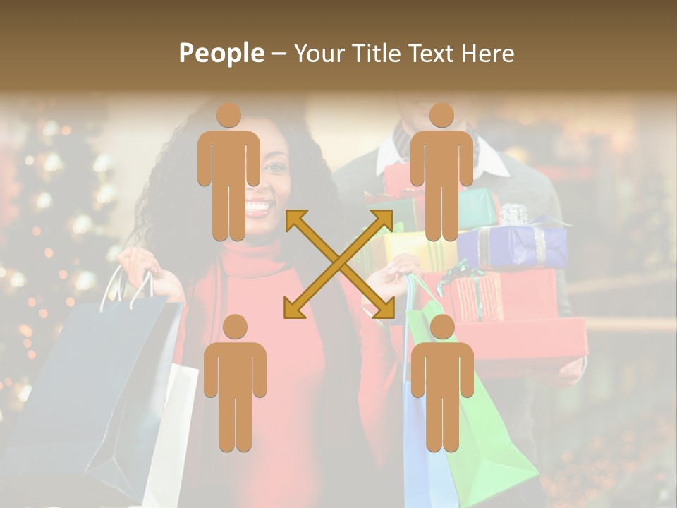 Christmas Shopping PowerPoint Template
