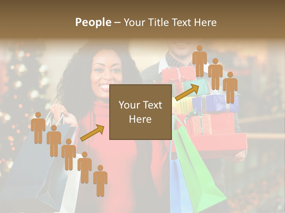 Christmas Shopping PowerPoint Template