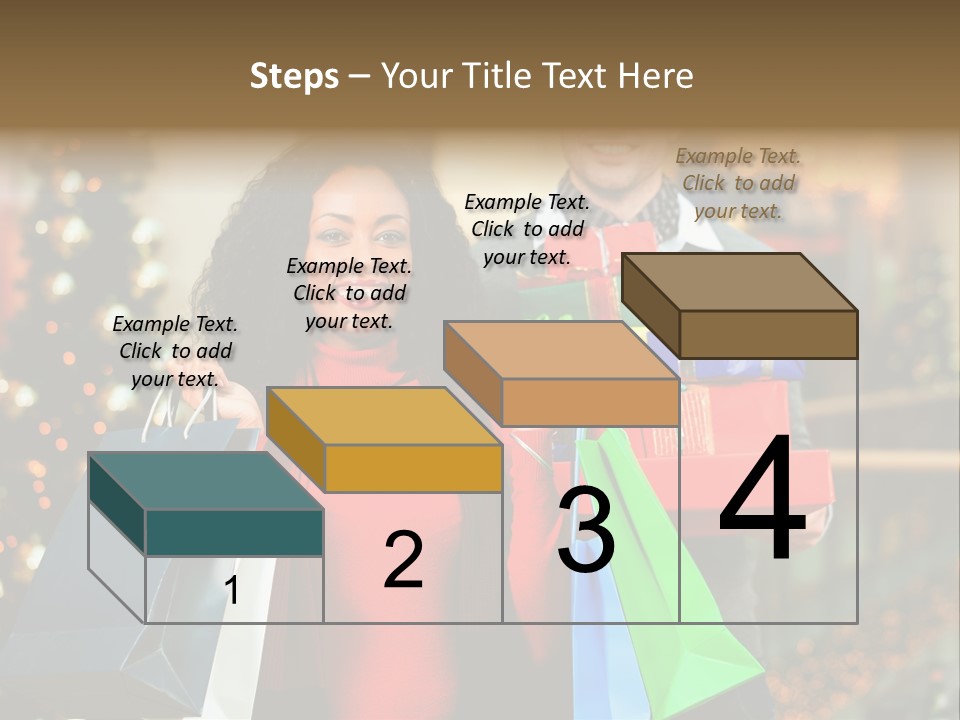 Christmas Shopping PowerPoint Template
