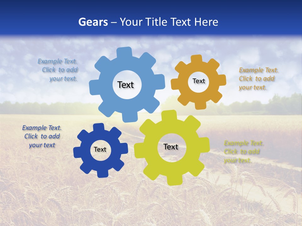 Wheat Field PowerPoint Template
