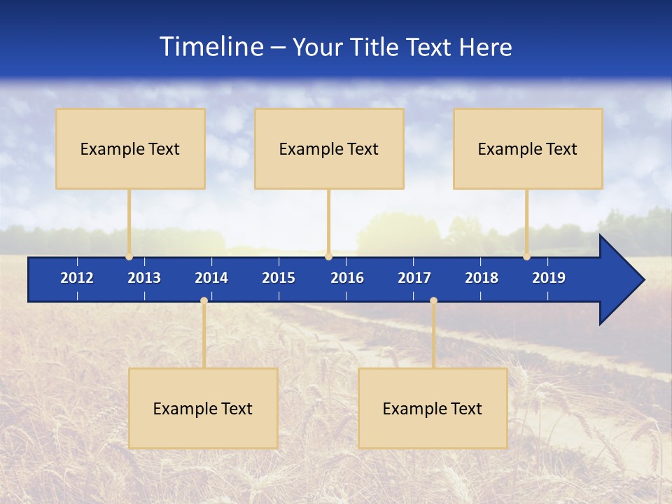 Wheat Field PowerPoint Template