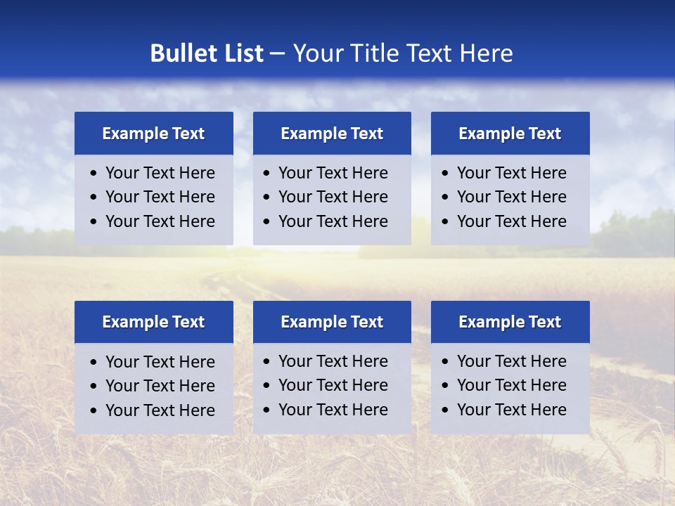 Wheat Field PowerPoint Template