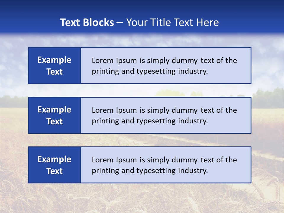 Wheat Field PowerPoint Template