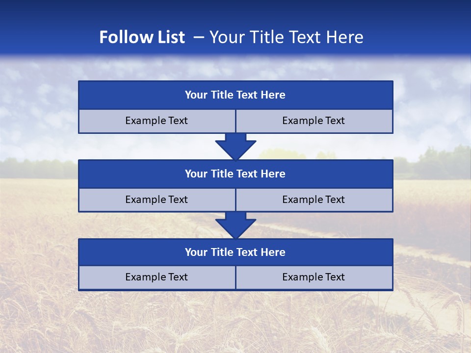 Wheat Field PowerPoint Template