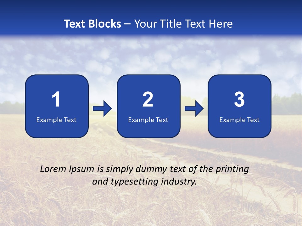 Wheat Field PowerPoint Template