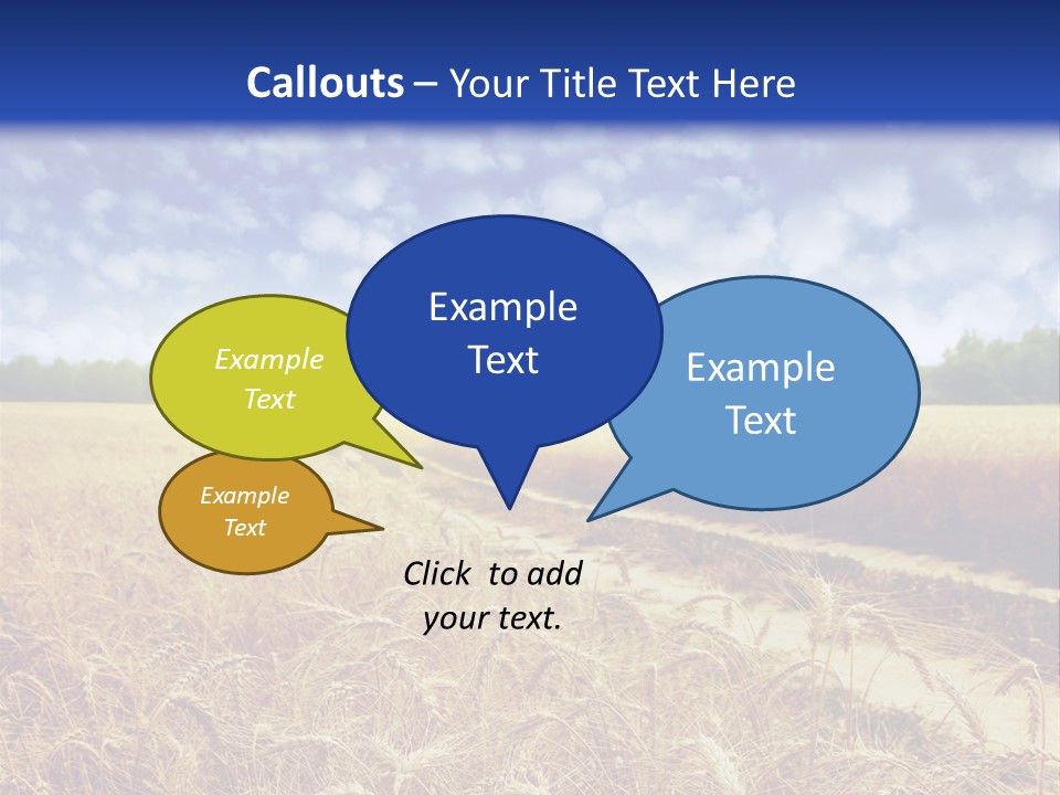 Wheat Field PowerPoint Template