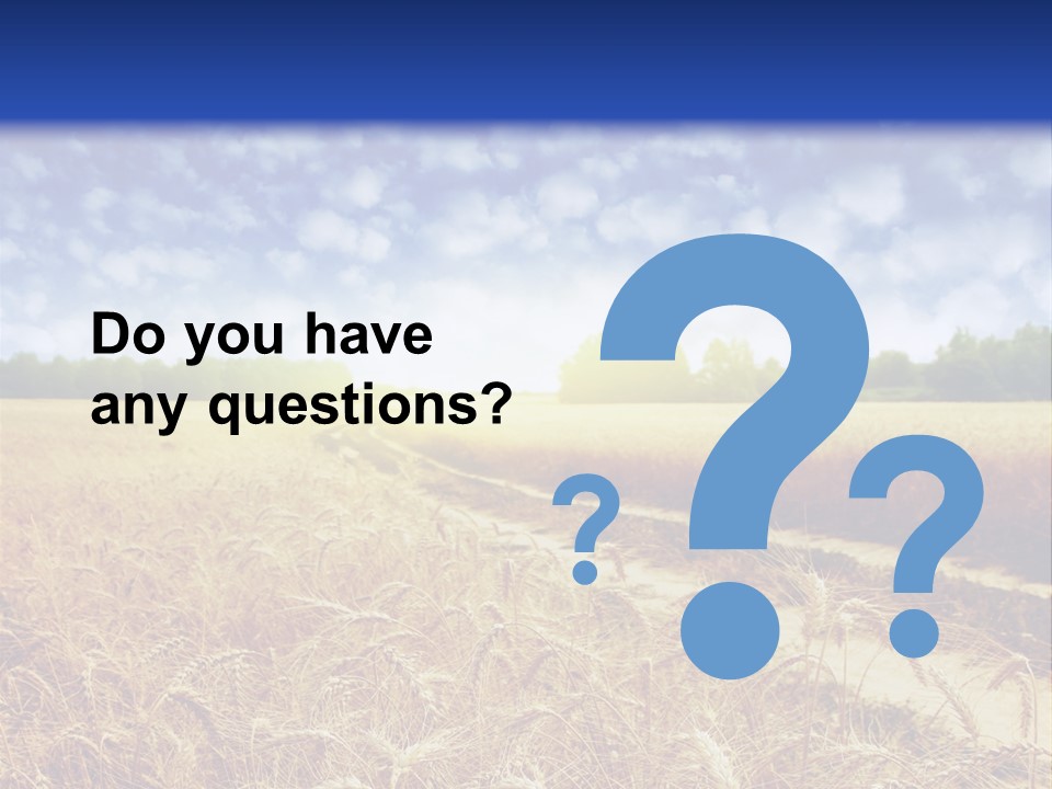 Wheat Field PowerPoint Template