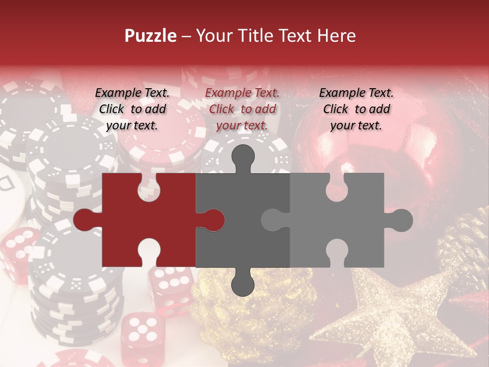 Christmas Casino PowerPoint Template
