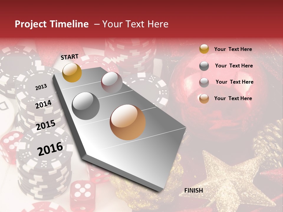 Christmas Casino PowerPoint Template