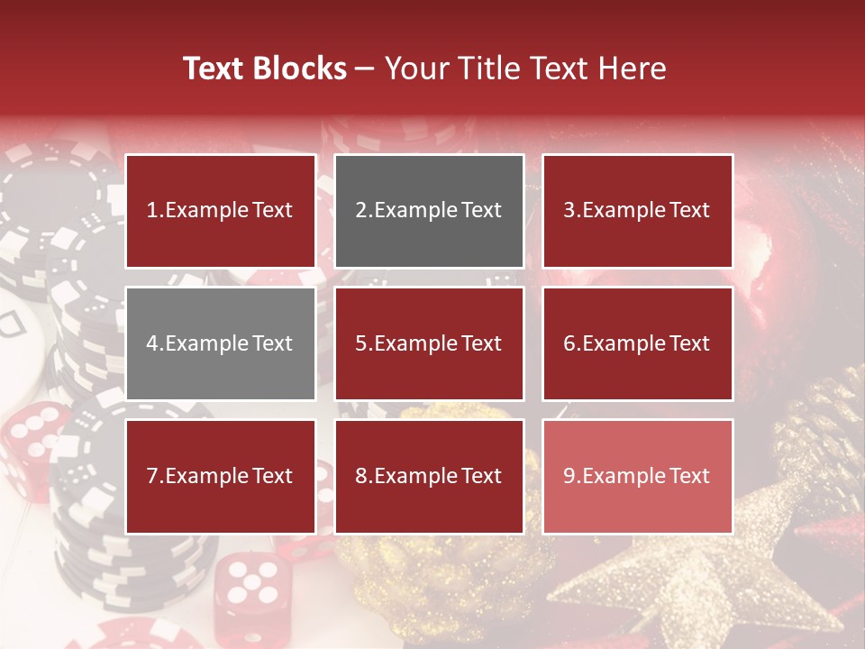 Christmas Casino PowerPoint Template