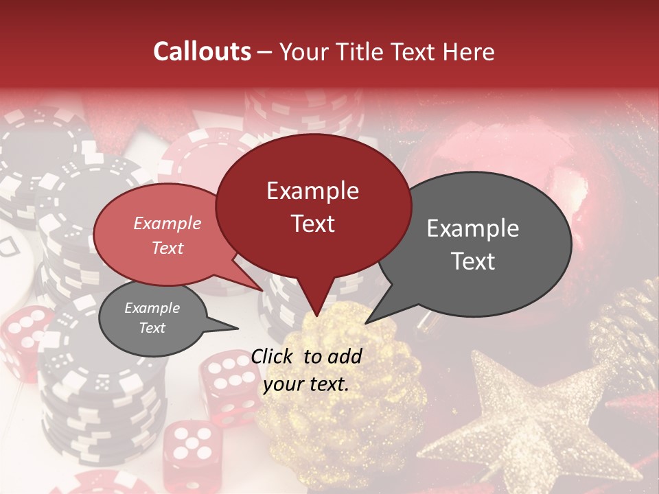 Christmas Casino PowerPoint Template