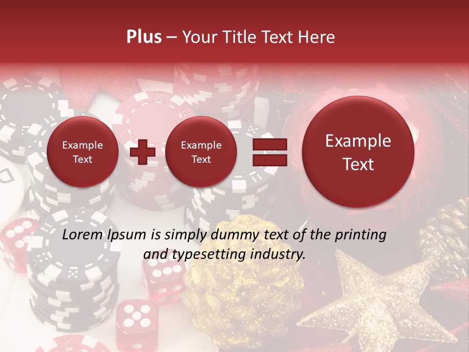 Christmas Casino PowerPoint Template