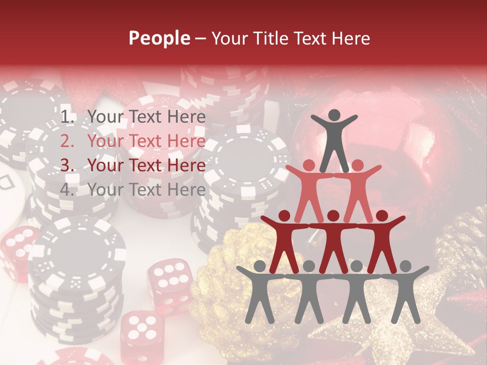 Christmas Casino PowerPoint Template
