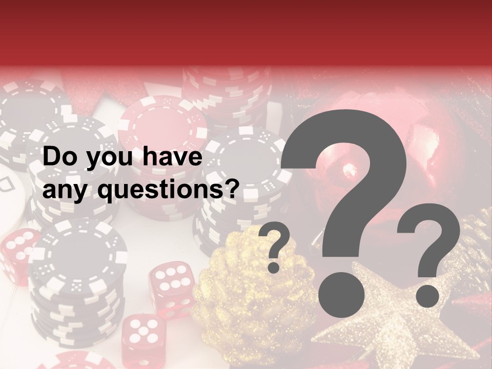 Christmas Casino PowerPoint Template