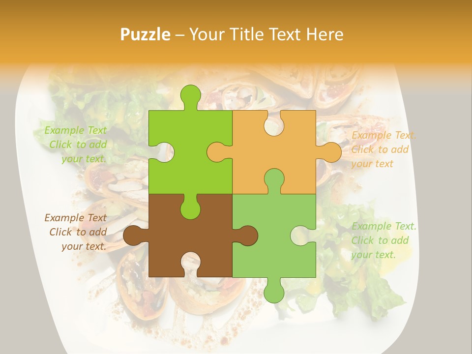 Mexican Refried Avocado PowerPoint Template