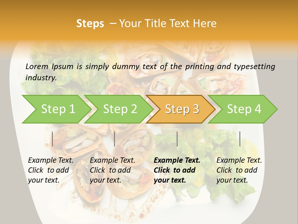 Mexican Refried Avocado PowerPoint Template