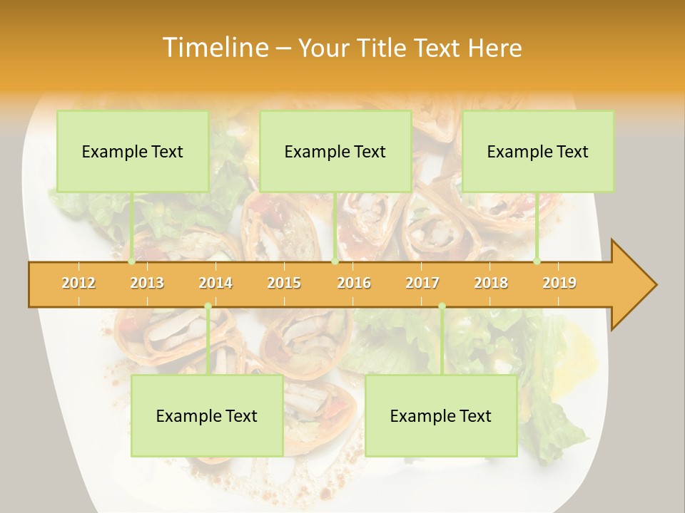 Mexican Refried Avocado PowerPoint Template