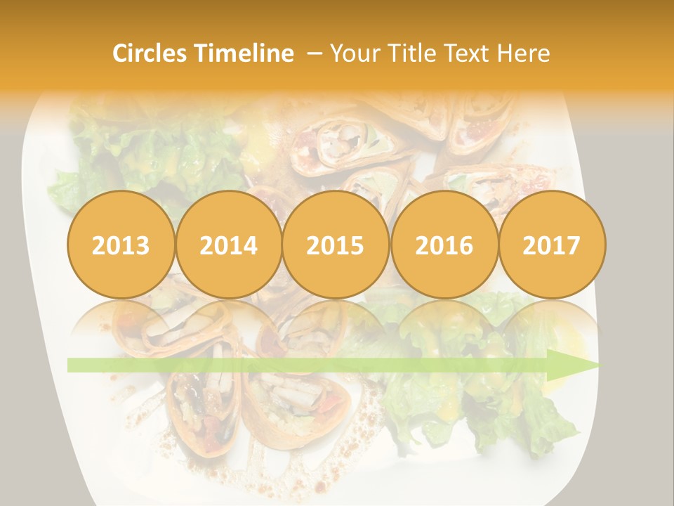 Mexican Refried Avocado PowerPoint Template