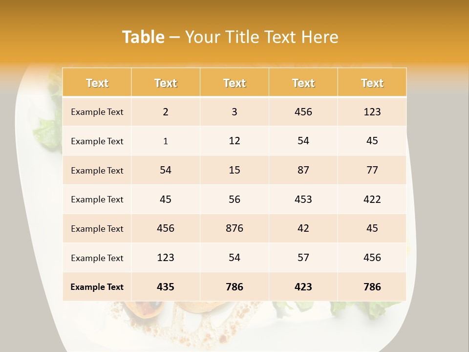 Mexican Refried Avocado PowerPoint Template