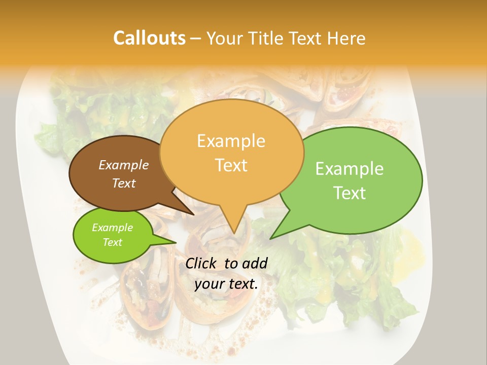 Mexican Refried Avocado PowerPoint Template