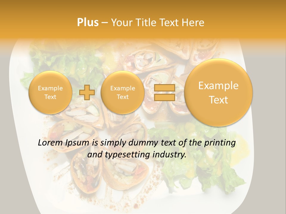Mexican Refried Avocado PowerPoint Template