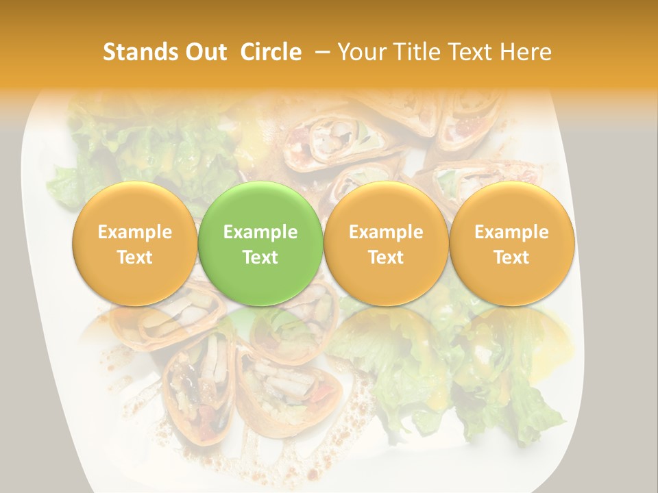 Mexican Refried Avocado PowerPoint Template