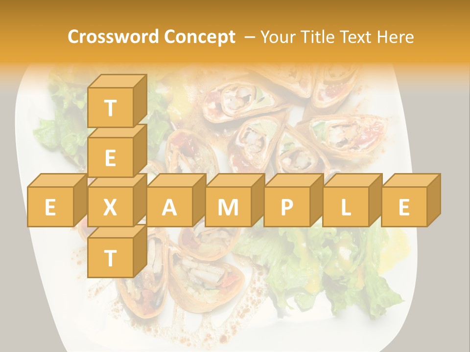 Mexican Refried Avocado PowerPoint Template