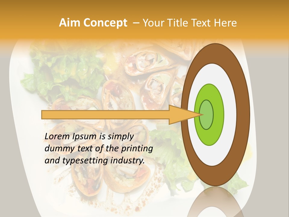 Mexican Refried Avocado PowerPoint Template