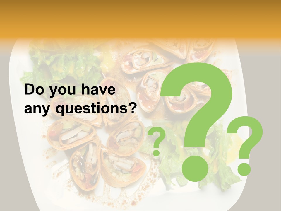 Mexican Refried Avocado PowerPoint Template