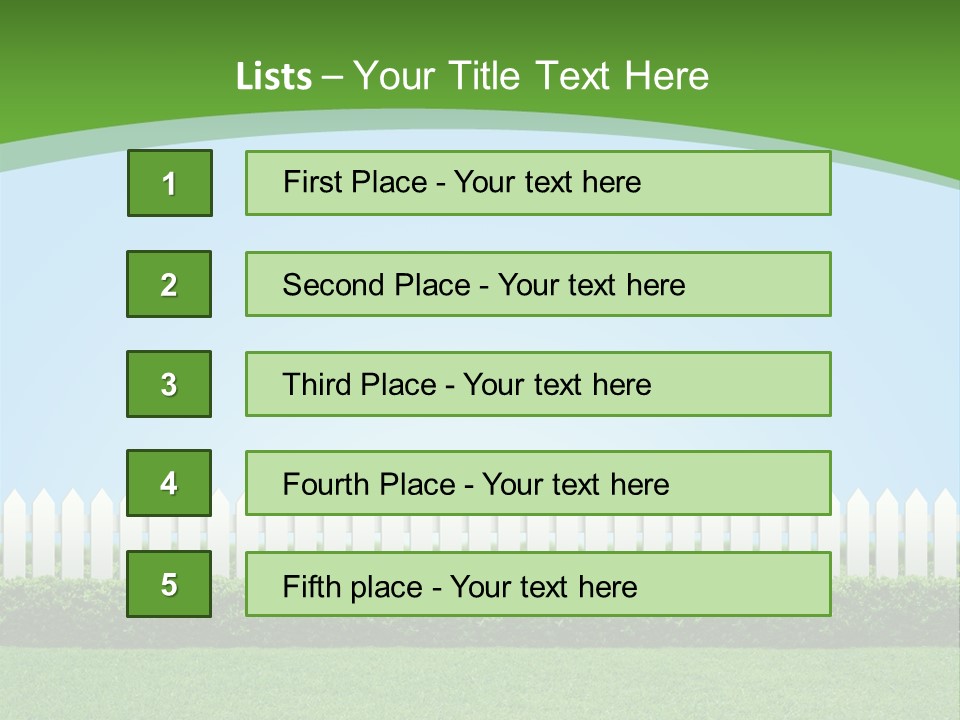 Yard Sale PowerPoint Template