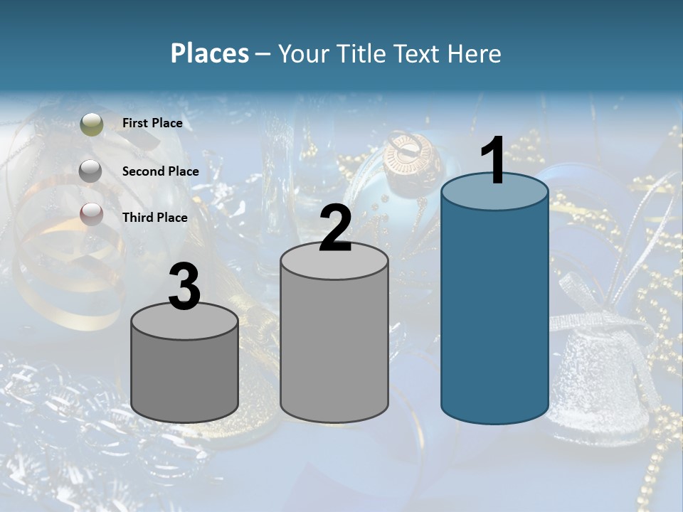 Image Curled Winter PowerPoint Template