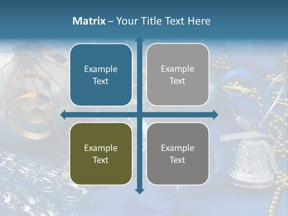 Image Curled Winter PowerPoint Template