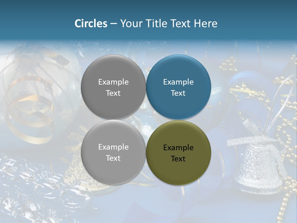 Image Curled Winter PowerPoint Template