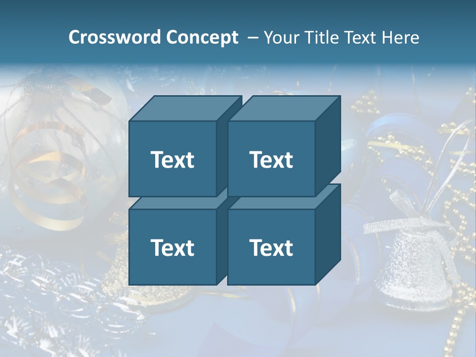 Image Curled Winter PowerPoint Template
