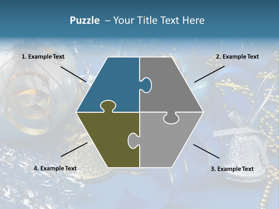 Image Curled Winter PowerPoint Template