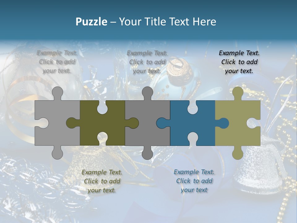 Image Curled Winter PowerPoint Template