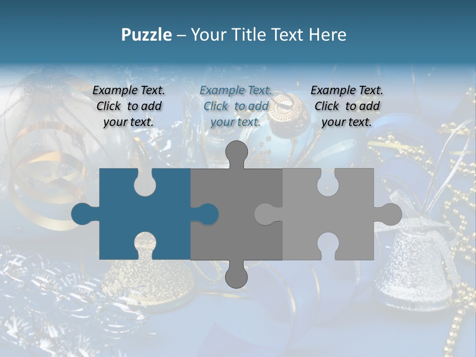 Image Curled Winter PowerPoint Template