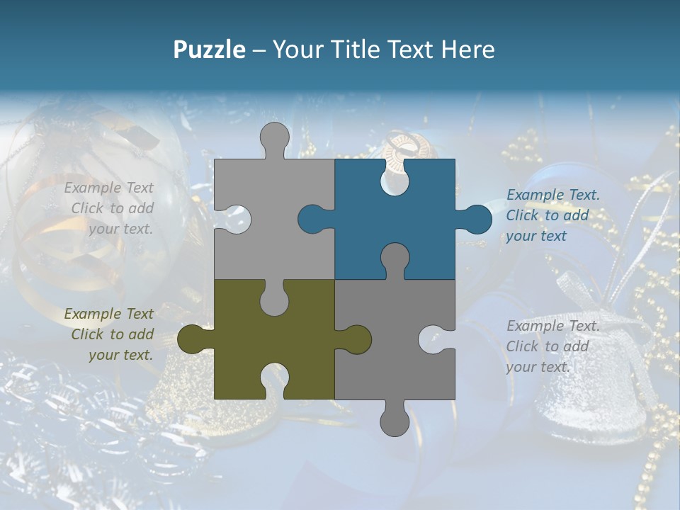 Image Curled Winter PowerPoint Template