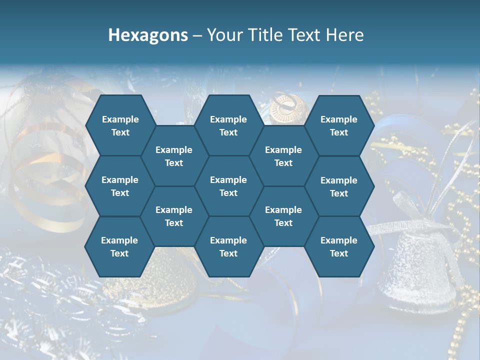 Image Curled Winter PowerPoint Template